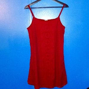 Garage Red Lace Dress